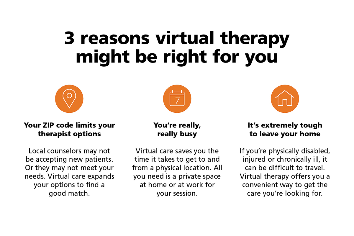 3 reasons virtual therapy might be right for you